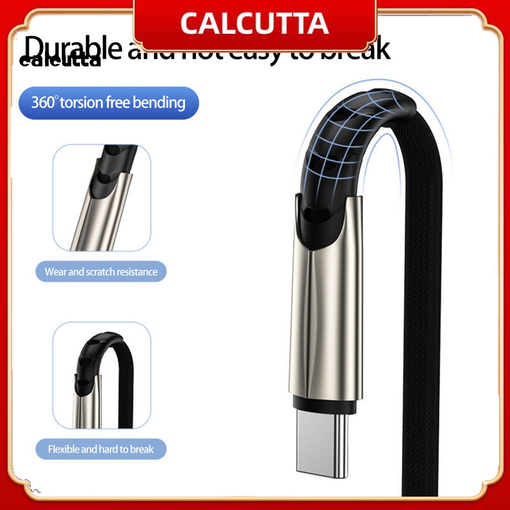 Dây Cáp Sạc Type-C 1m 5A Chống Rối Cho Điện Thoại Thông Minh