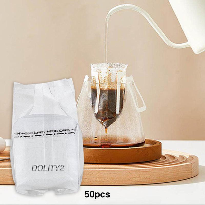 Bộ 50 Túi Lọc Cà Phê Đa Năng Cho Quán Bar / Hoạt Động Ngoài Trời