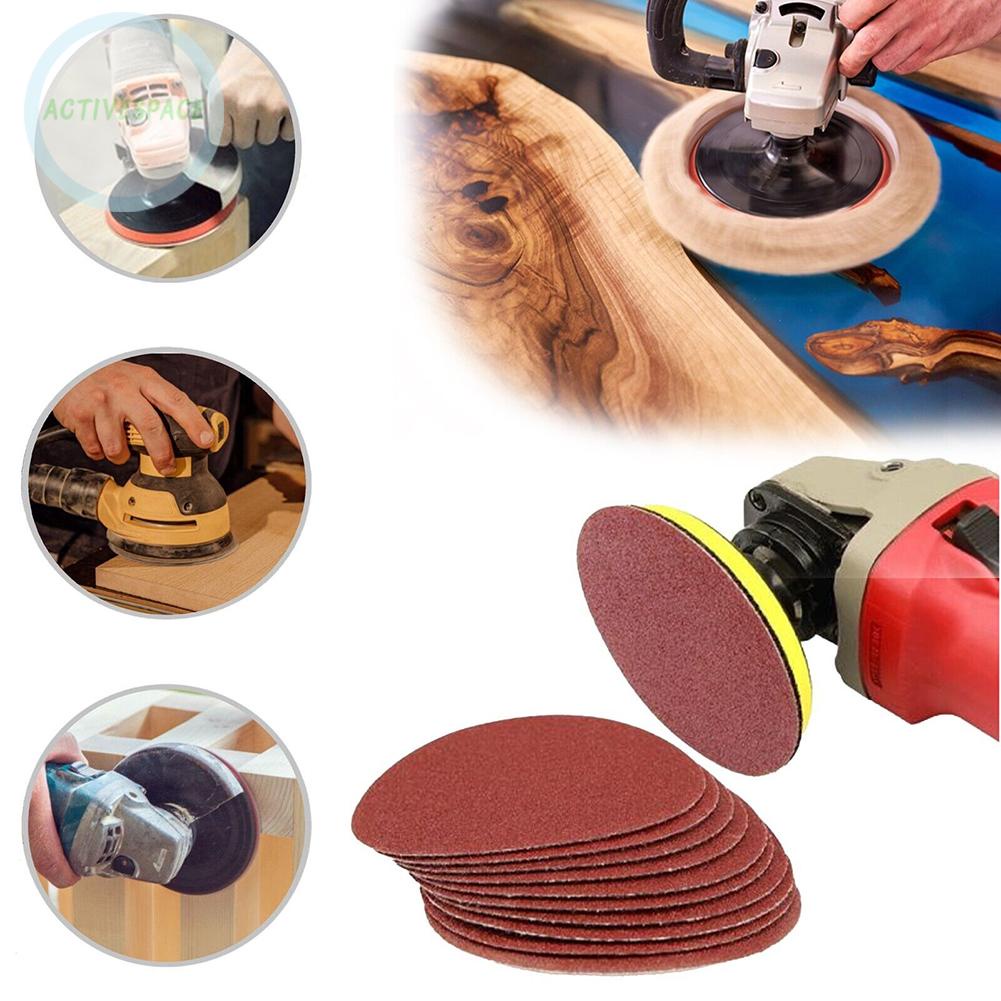 Set 51 Đĩa Chà Nhám 125mm Chất Lượng Cao Cho Máy Khoan Điện