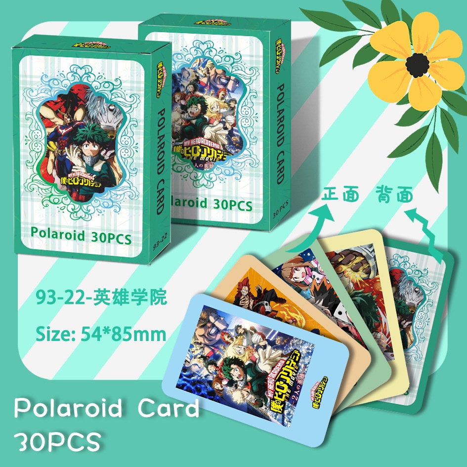 Anime BLUE LOCK,SPY FAMILY, Attack on Titan, NARUTO,Jujutsu Kaisen, ONE PIECE,Demon Slayer,Haikyuu!!,My Hero Academia,Jigoku Raku,Polaroid Photocard Lomo Card