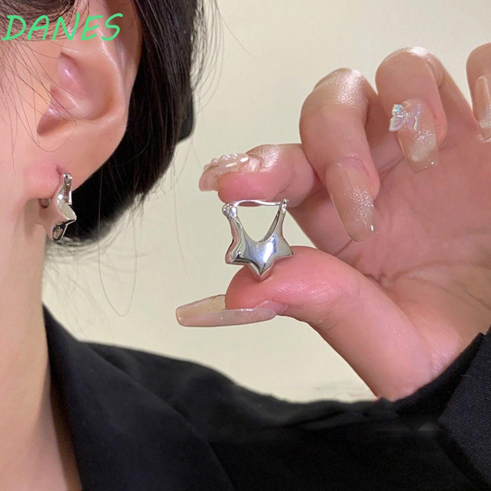 Khuyên Tai Hình Ngôi Sao Thiết Kế Đơn Giản Duyên Dáng Cho Nữ