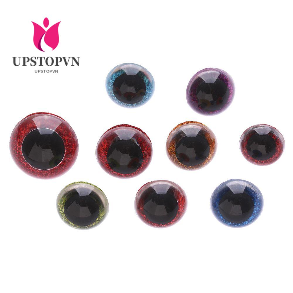 Set 20 Vòng Đệm Bằng Vải Không Dệt 16 / 18 / 20 / 24mm Cho Mắt / Thú Nhồi Bông