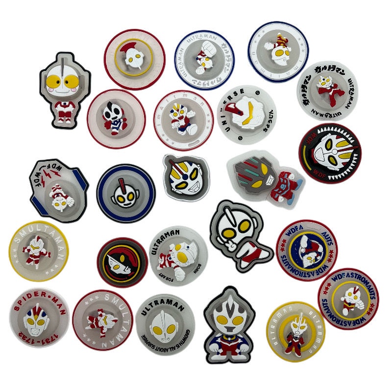 Bộ 24 / 6 Ghim Cài Áo Họa Tiết Hoạt Hình Có Đèn LED Phát Sáng