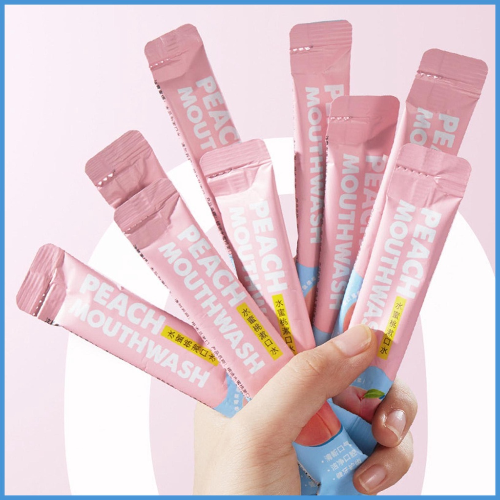 Dụng Cụ Làm Sạch Răng Miệng Hương Trái Cây Kích Thước Nhỏ Gọn Dùng Khi Đi Du Lịch luvn