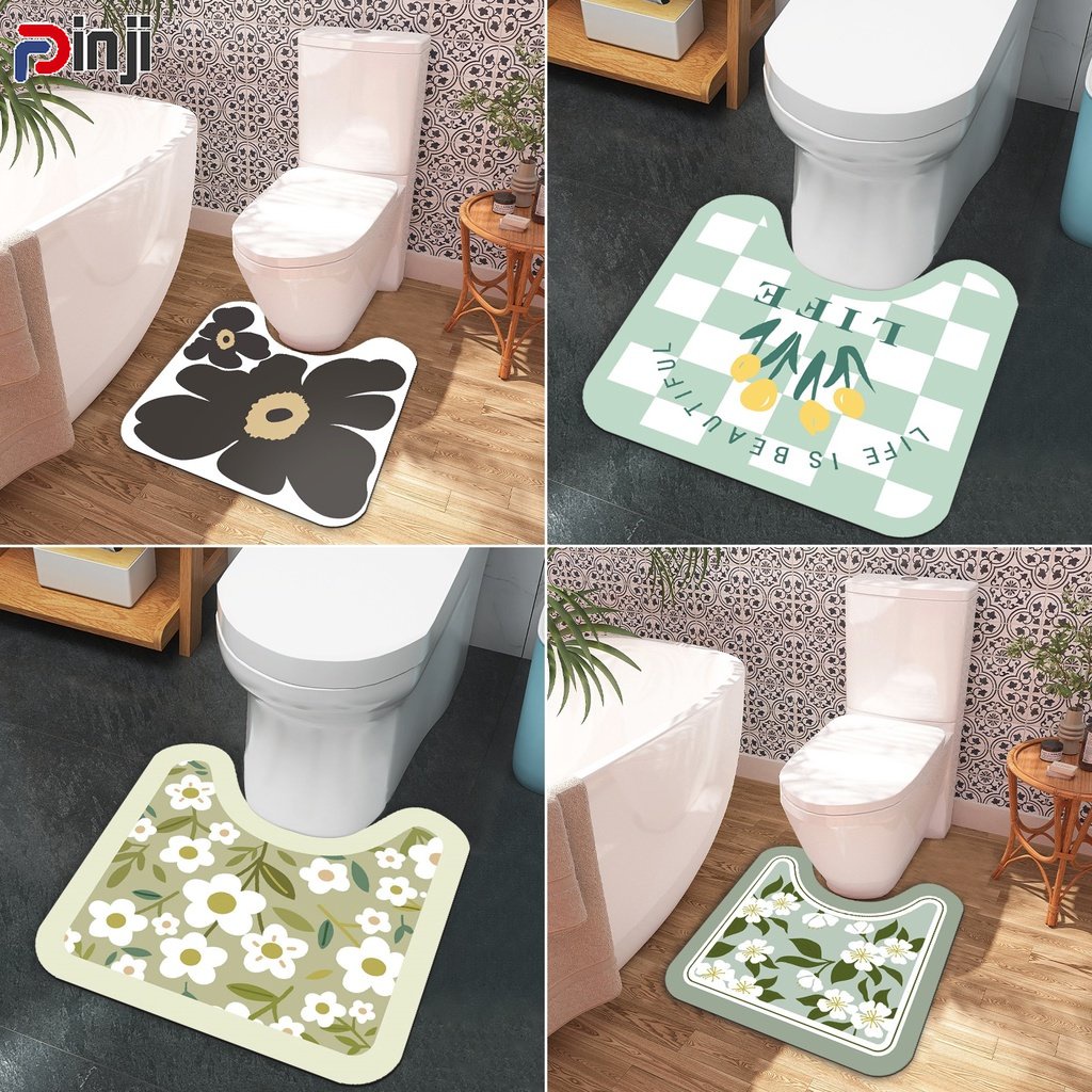 Thảm Lót Sàn Nhà Tắm Thấm Hút Nước Chống Trượt Thiết Kế Sáng Tạo