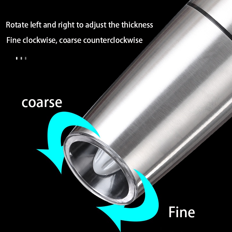 Máy Xay Tiêu Cảm Ứng Trọng Lực 3 Không Bằng Thép Không Gỉ Pin 6 Pin 6 Ngăn Chuyên Dụng Chất Lượng Cao