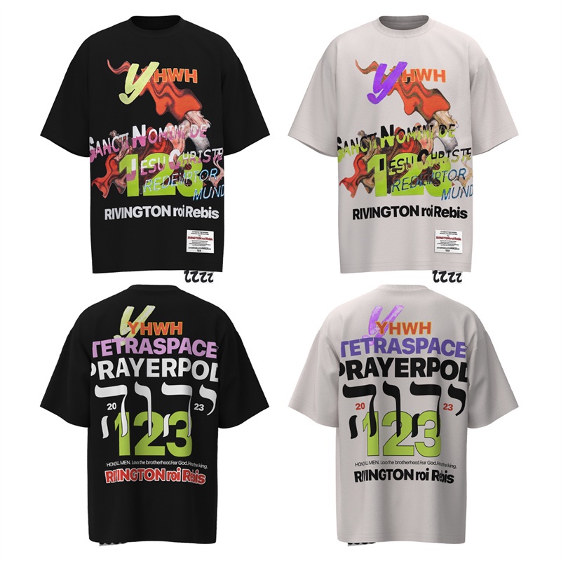 Áo Thun Cotton Tay Ngắn RRR123 Plus Size Unisex