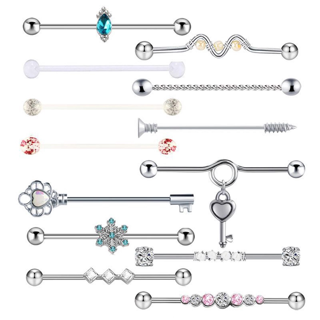 13 Chiếc Bông Tai Kiểu Dàn Giáo 1 / 2 1 inch
