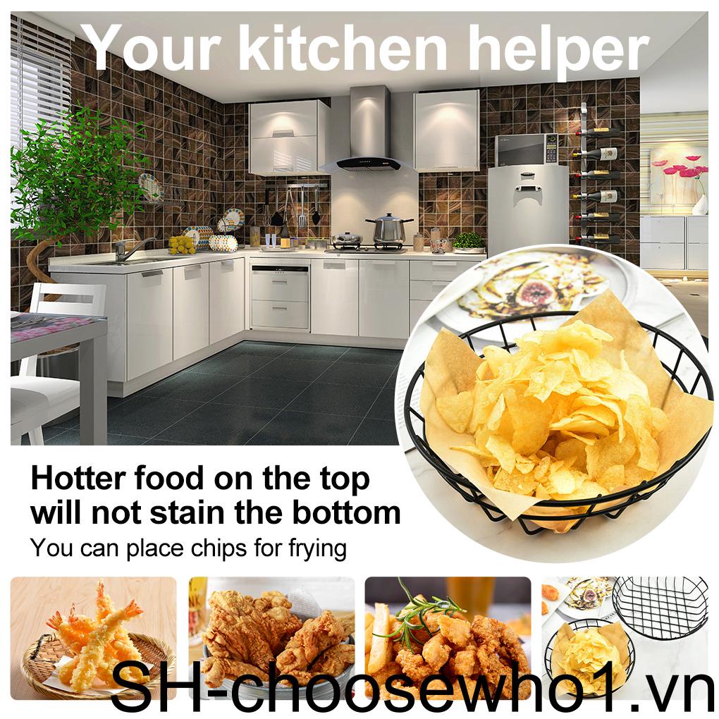 Rổ Lọc Dầu Bằng Thép Không Gỉ Cách Nhiệt Nhỏ Gọn Tiện Dụng Cho Nhà Bếp