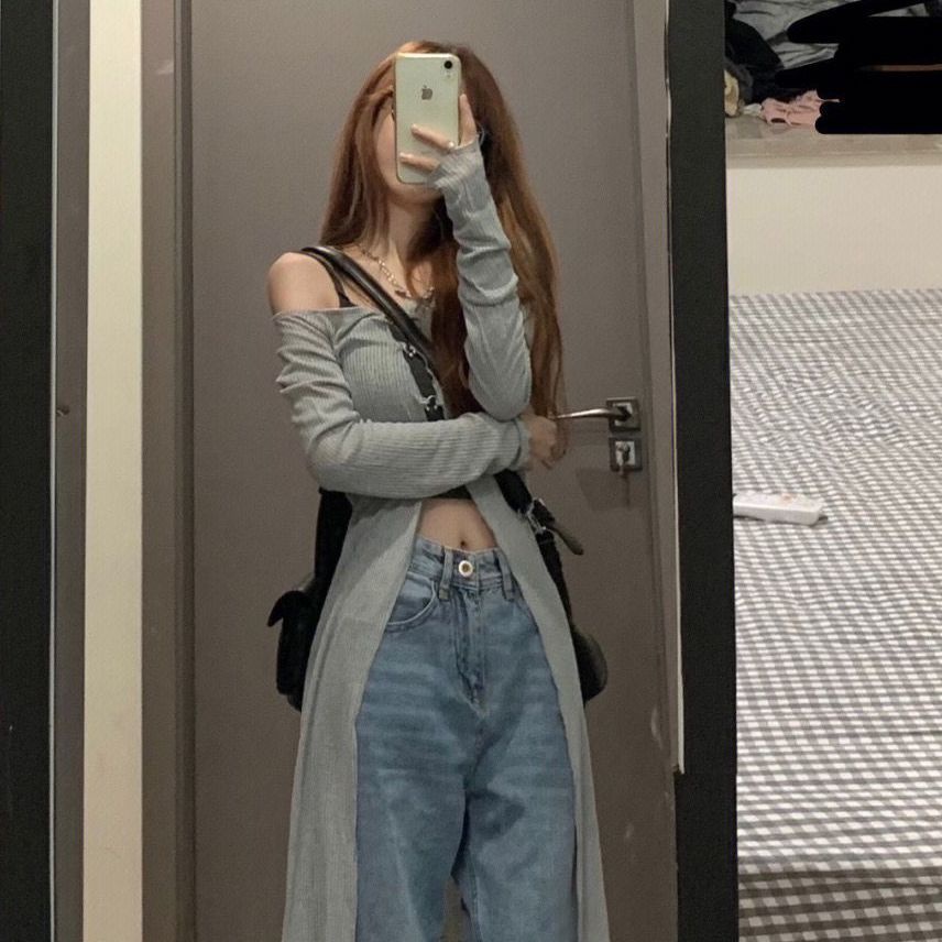 [F &amp; X] Niche Đầm Dáng Dài Ôm Sát Phong Cách Phương Tây Chống Nắng Mùa Hè Mới Cho Nữ