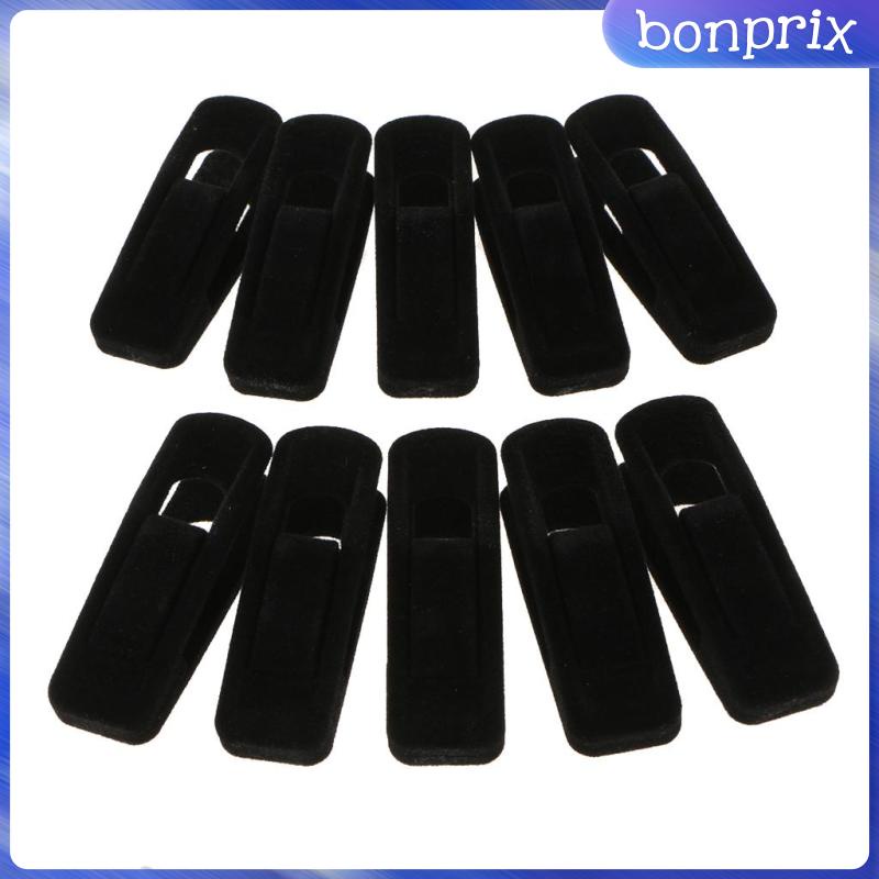Set 10 Kẹp Quần Áo / Kẹp Màu Đen Tiện Dụng