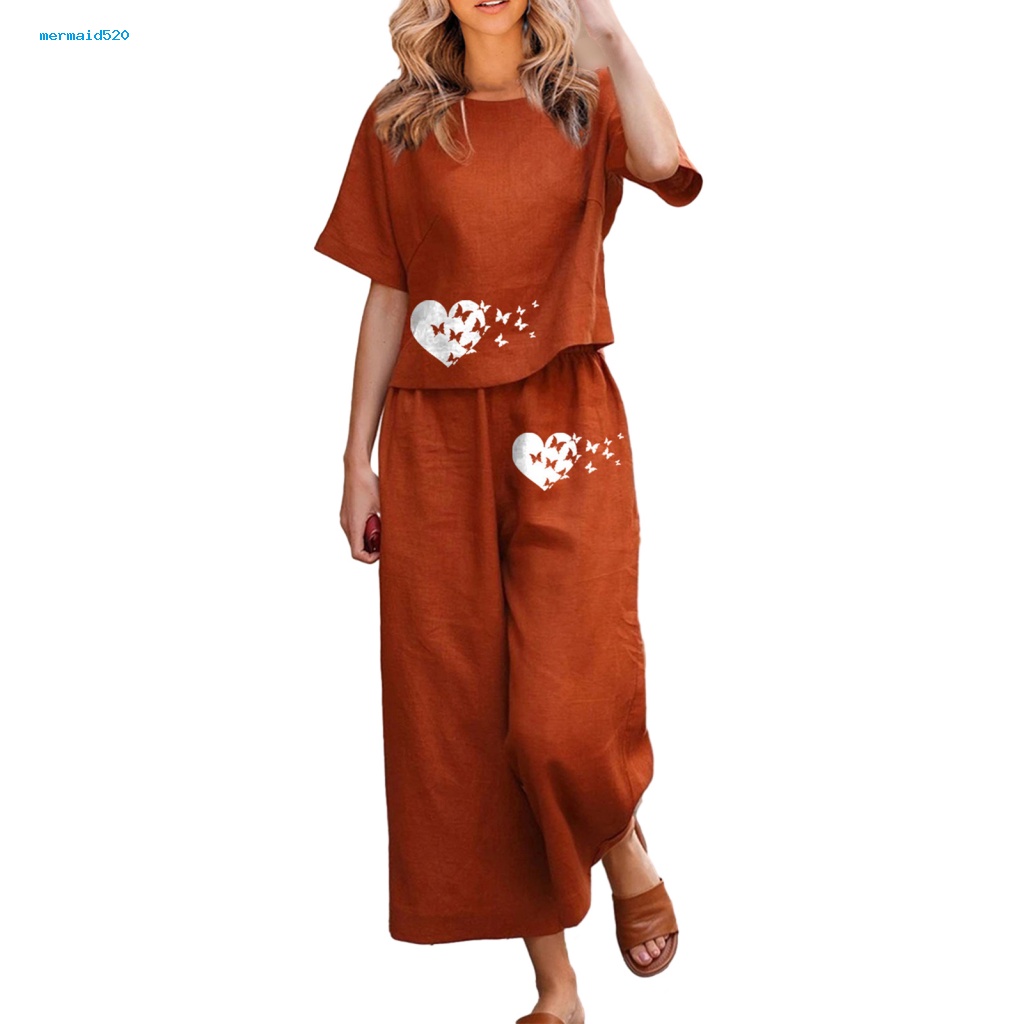 Set Đồ 2 Món In Hoa Thời Trang Mùa Hè Cho Nữ
