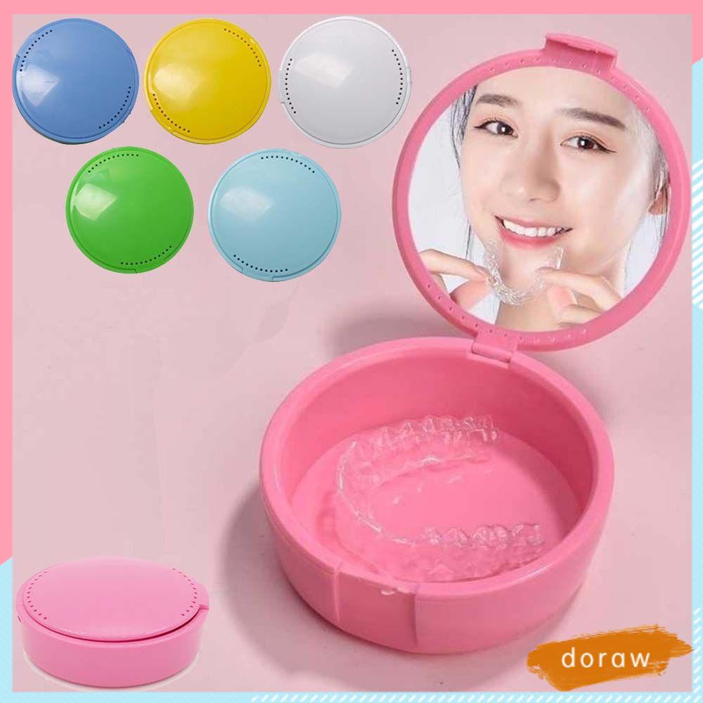 Hộp Đựng Răng Chỉnh Hình Có Gương Tiện Dụng