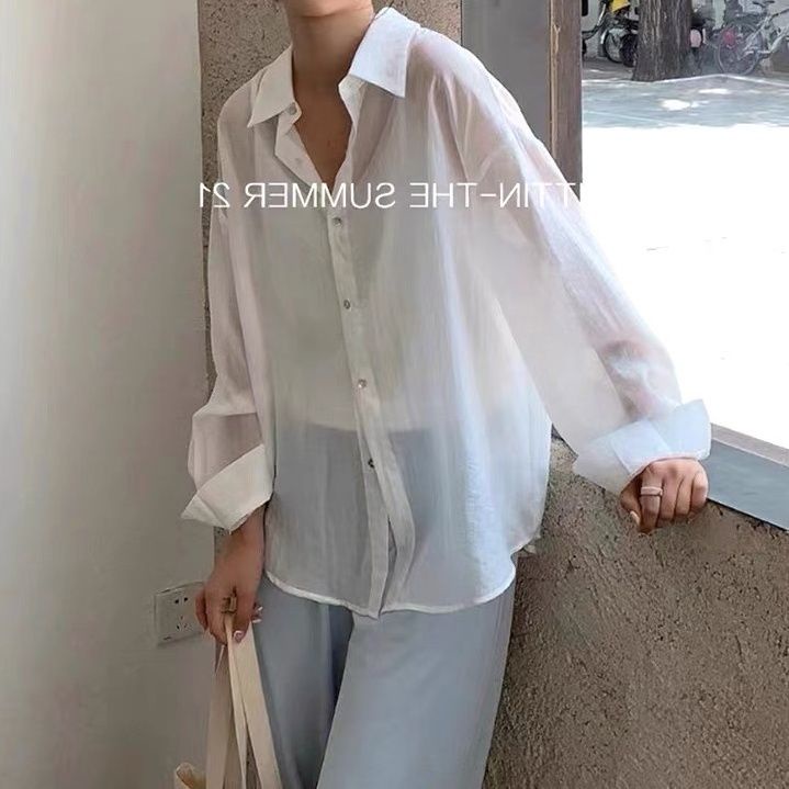[F &amp; X] Áo Khoác Voan Siêu Mỏng Chống Nắng Mùa Hè Với Áo Khoác Cardigan Mỏng Dáng Rộng Thoáng Khí Dễ Phối Đồ Cho Nữ