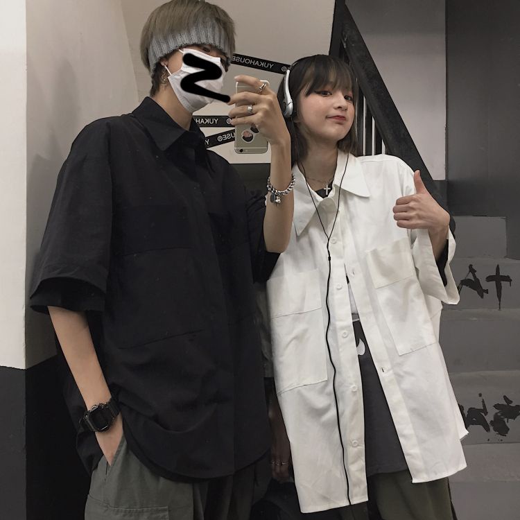 Áo Sơ Mi Ngắn Tay Phong Cách Hàn Quốc Mới Cho Nữ