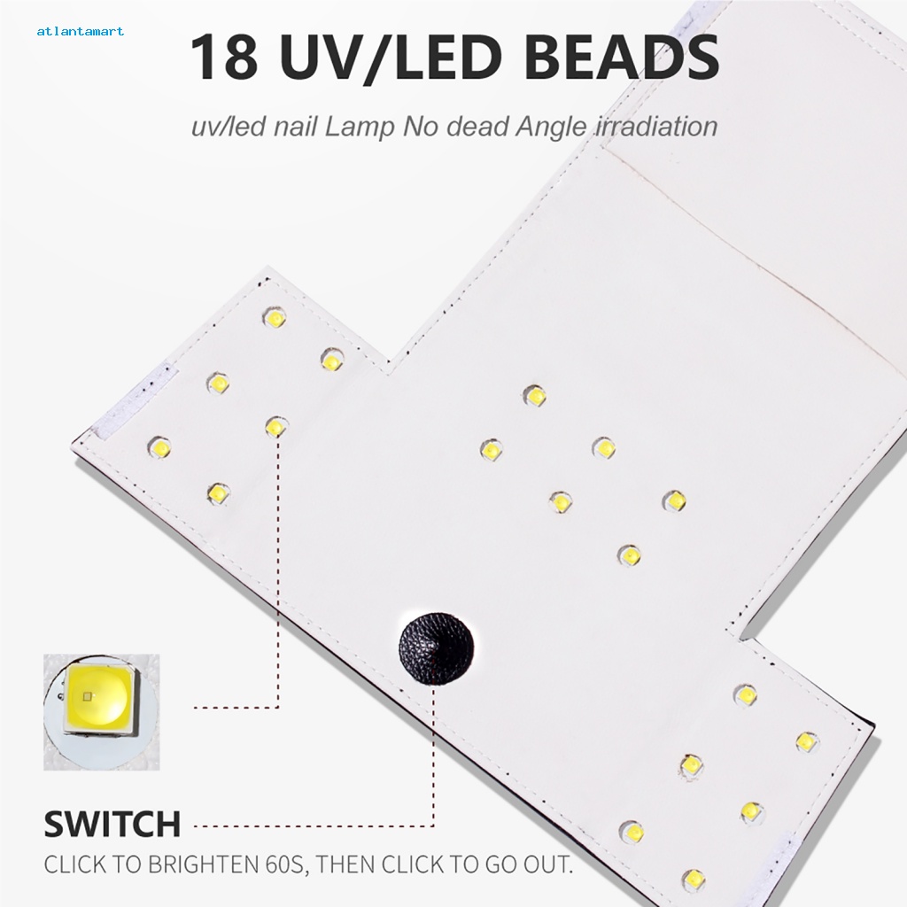 Túi Đựng Đồ Dùng Cao Cấp Tiện Dụng| Đèn Hong Khô Sơn Móng Tay Bằng Tia UV 54W 18 Bóng LED