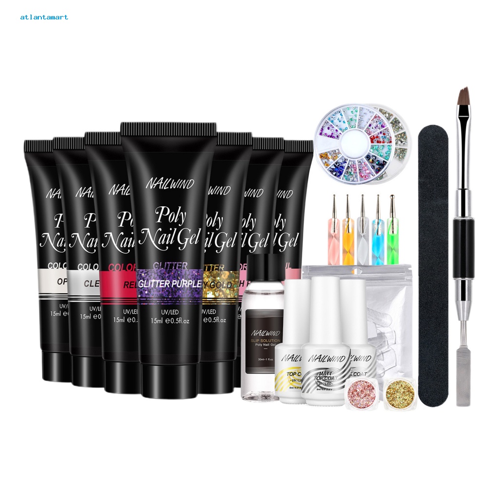 Túi Đựng Đồ Dùng Cao Cấp Tiện Dụng| 1 Bộ Sơn Móng Tay Gel UV Chuyên Nghiệp Lấp Lánh Lâu Trôi Cho Salon