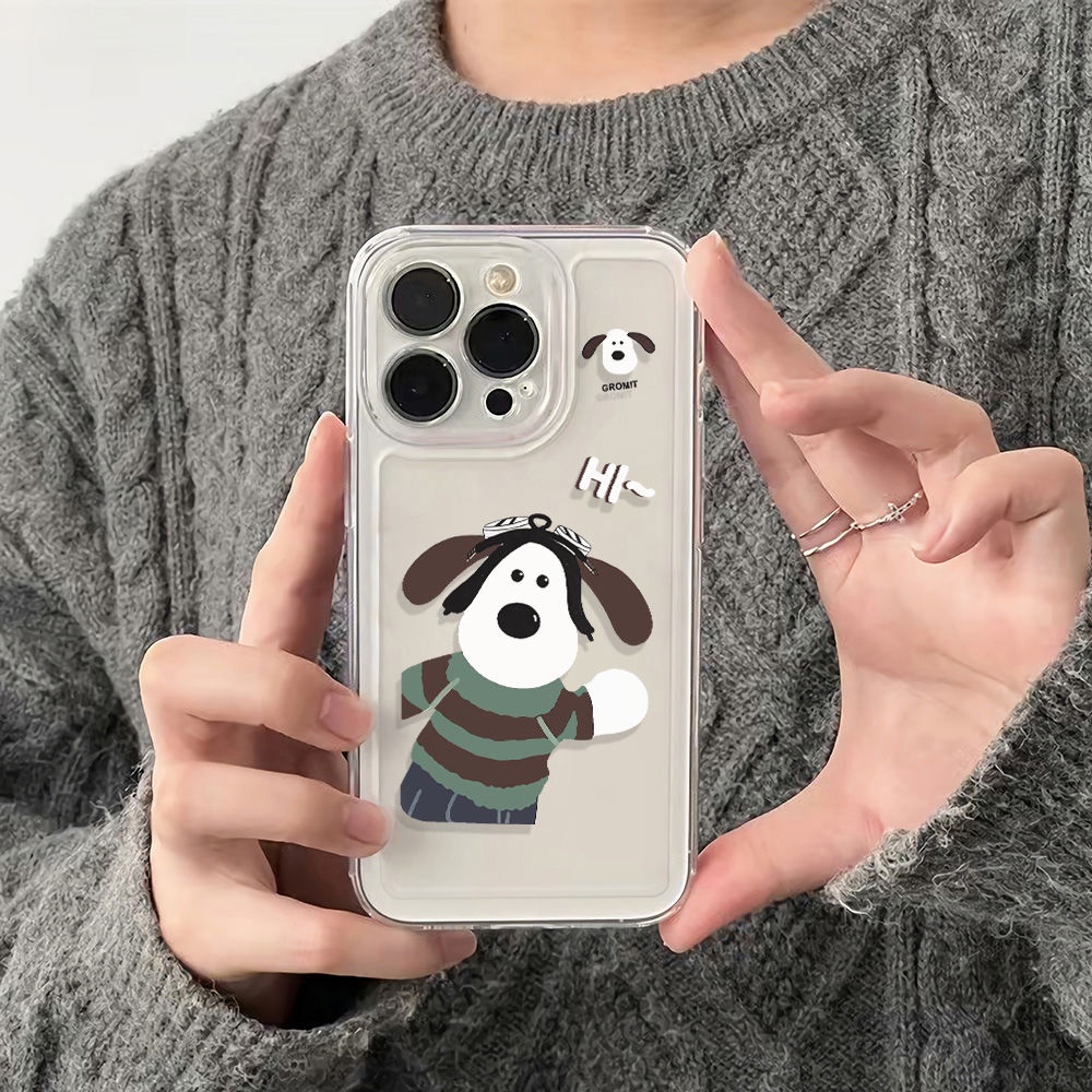 ✅Ốp Điện Thoại Vqx Mềm Chống Sốc 6In14Pro Đơn Giản Cho Apple Dog 13HI Master 78 iPhone12plus11 max