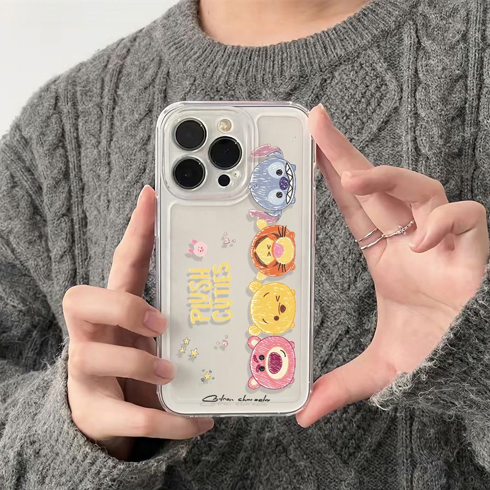 ✅Ốp Điện Thoại Mềm Chống Sốc Hình Gấu Pooh Cho Iphone 6Inmax14Pro78 11 Plus 12 13 J6MV