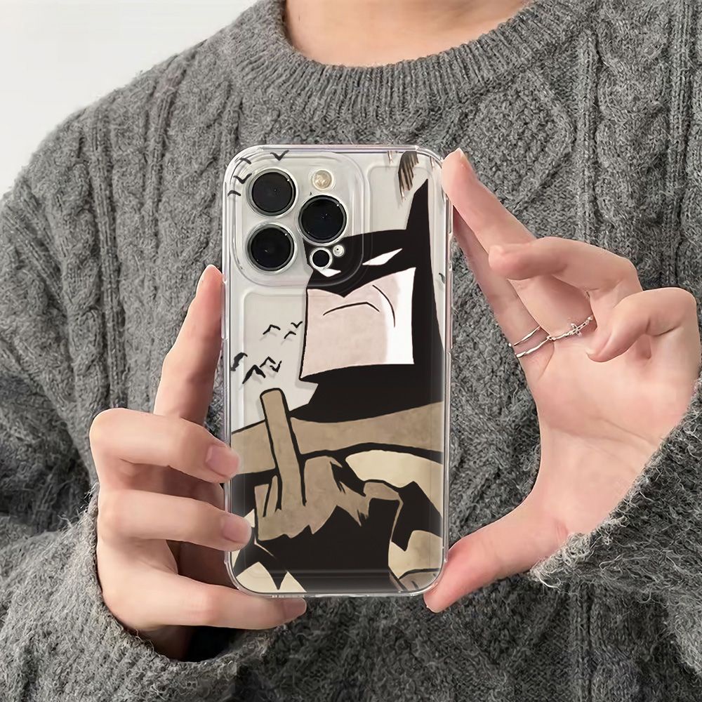 ✅Ốp Điện Thoại Mềm Chống Sốc Họa Tiết Batman 1113 Cho iPhone12plus 14pro max78 6In ZJ5P