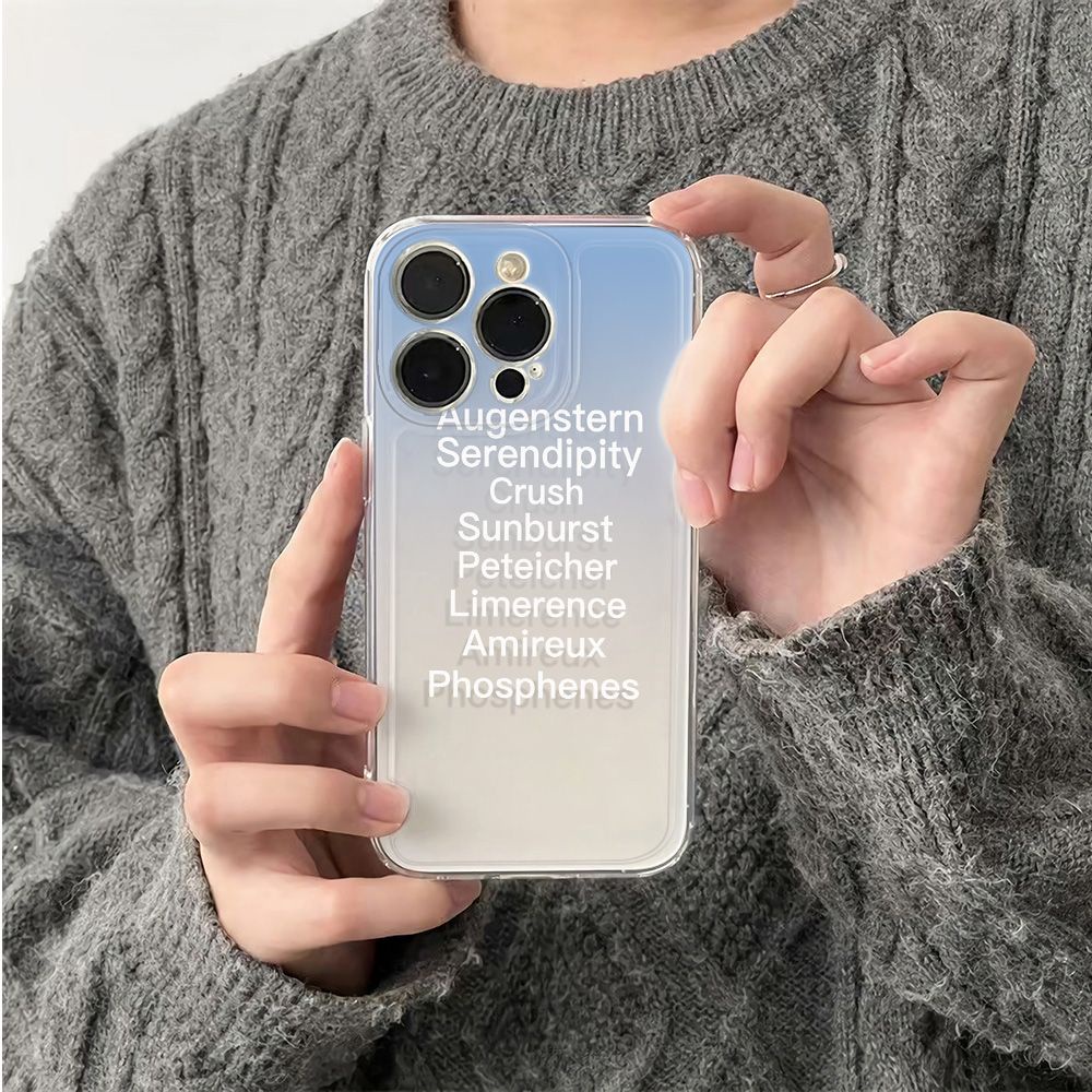 ✅Ốp Điện Thoại Mềm Chống Sốc Màu Gradient Cho Iphone 13iphone1211 Matcha 78plus 14pro 6In MMSC