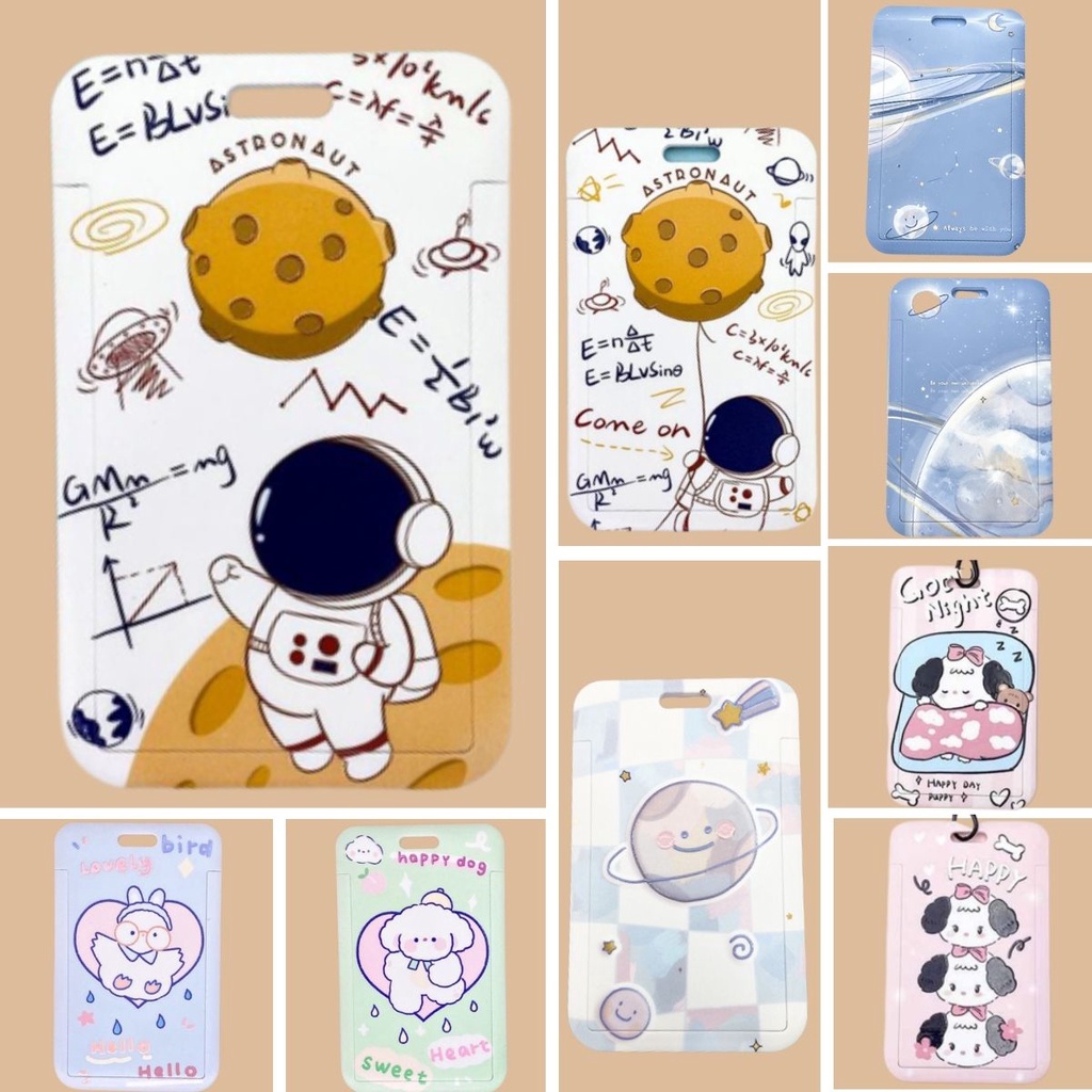 Dây đeo thẻ học sinh, bảng tên nhiều mẫu hoạ tiết dễ thương cute dành cho học sinh-Hally Shop