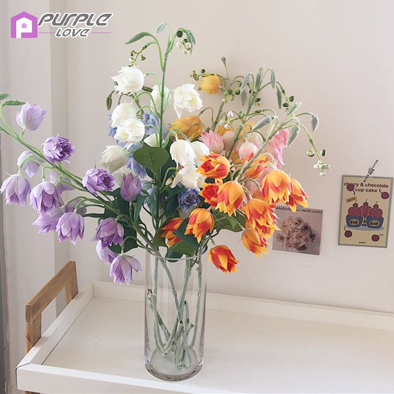 Hoa Campanula Giả Dùng Trang Trí Tiệc Cưới