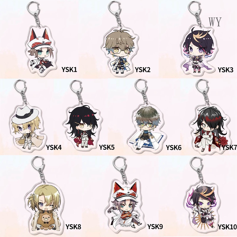 Móc Chìa Khóa Bằng Acrylic In Họa Tiết Hoạt Hình Luxiem Dễ Thương