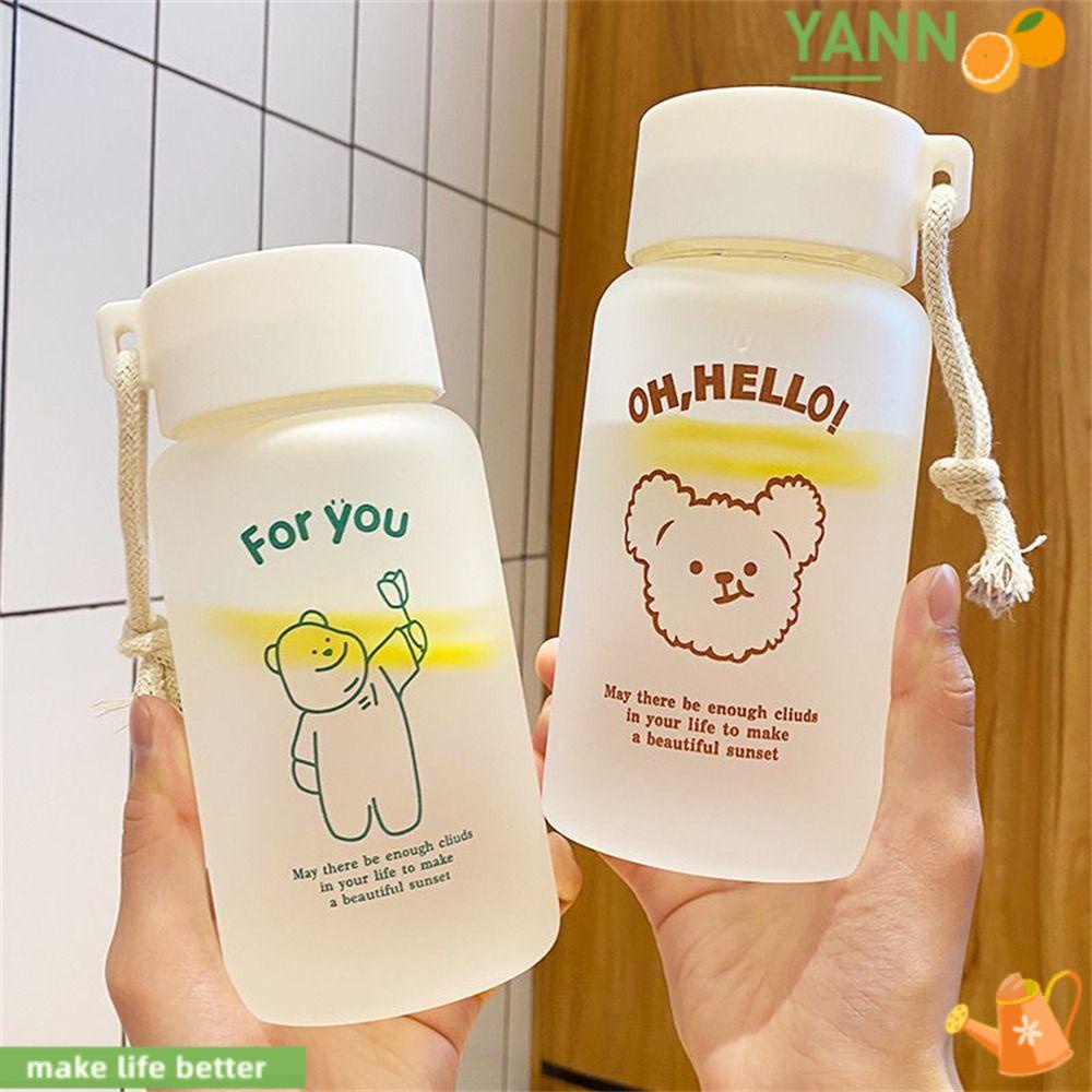 Bình Nước Trong Suốt Hình Gấu Dễ Thương Đơn Giản 1 #