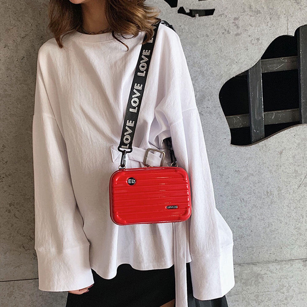 Túi Đựng Mỹ Phẩm Vỏ Cứng Hình Vali Mini Cho Nữ
