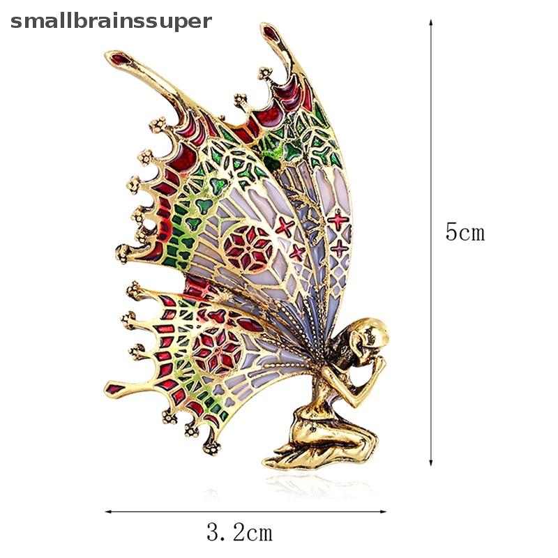 Trâm Cài Áo Hình Cánh Bướm Vintage Thời Trang Dành Cho Nữ SBS