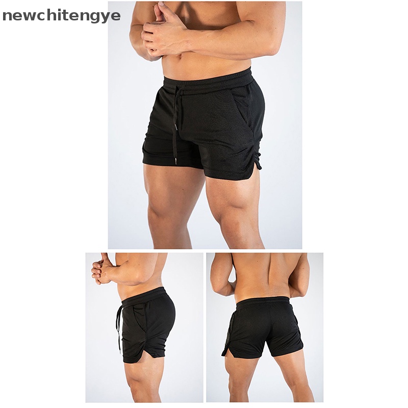 Quần Short Thể Thao Phối Lưới Nhanh Khô Thời Trang Cho Nam