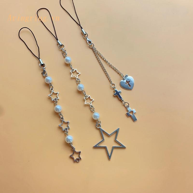 Arin Túi Đựng Điện Thoại Chìa Khóa Xe Hơi Hình Ngôi Sao Năm Cánh Đáng Yêu Có Dây Đeo Trang Trí Cho Nữ Accesso