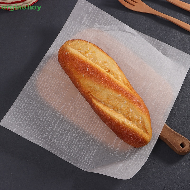Set 50 Giấy Gói Bánh Sandwich Chống Thấm Dầu Tiện Dụng