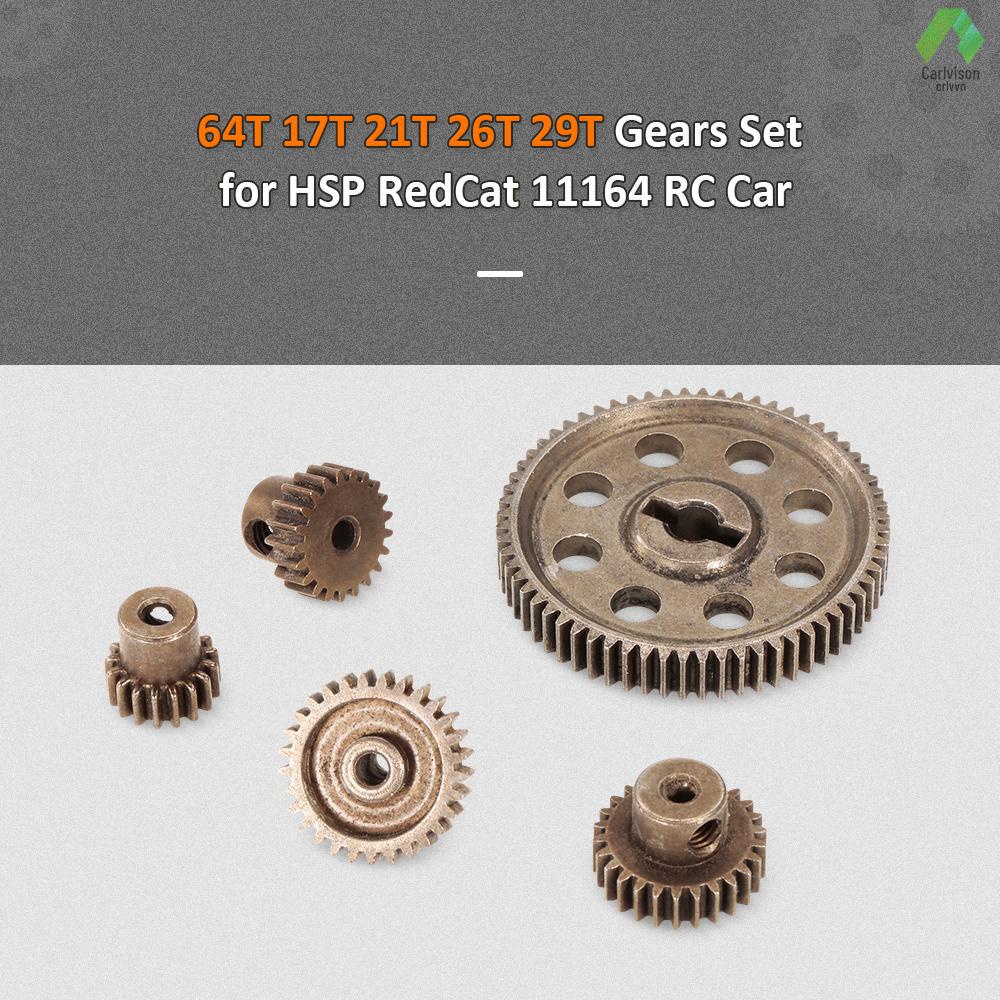 Bánh Răng Kim Loại Chính 64T 17T 21T 26T 29T Cho Xe Điều Khiển HSP 1 / 10 Monster Truck BRONTOSAURUS 94111