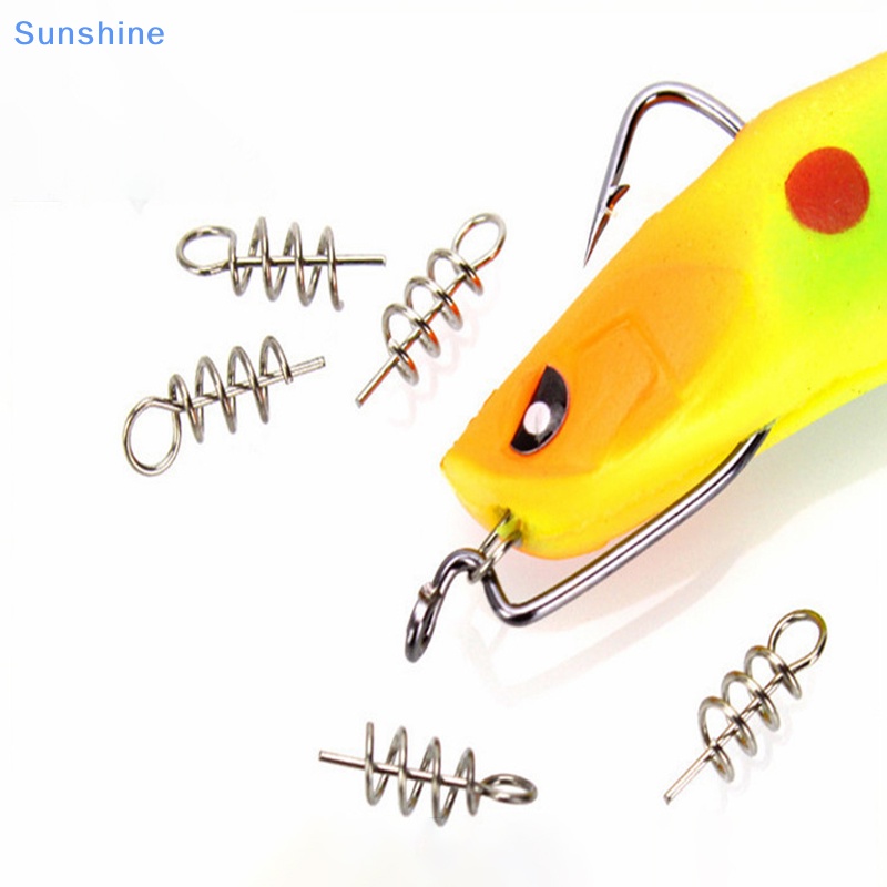 Bộ 50 Móc Lò Xo Nối Bằng Thép Không Gỉ Cho Cần Câu Cá