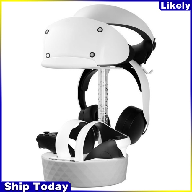 Đế Sạc Nhanh Từ Tính Cho Tay Cầm Chơi Game Ps Vr2 Có Màn Hình Rgb