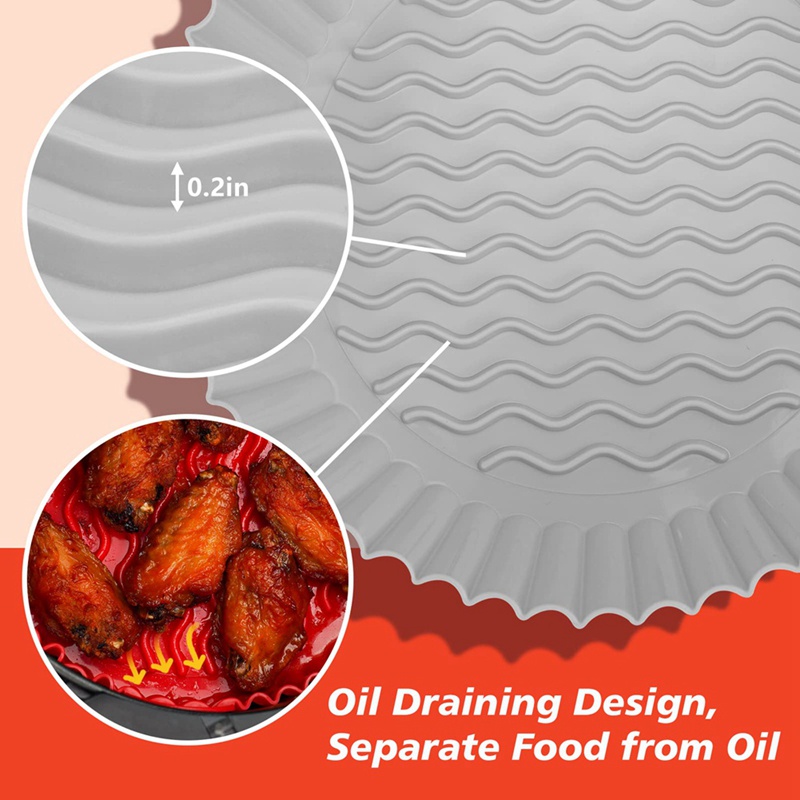 Giấy Lót Nồi Chiên Không Khí Cho Lò Vi Sóng / Nướng Bánh