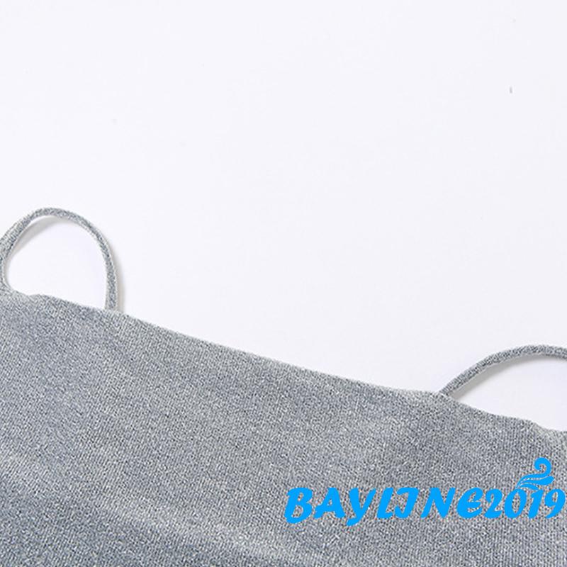 Áo Croptop Hai Dây Hở Lưng Màu Bạc Thời Trang Mùa Hè Cho Nữ