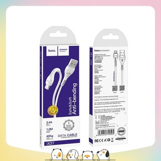 Cáp Sạc Nhanh Hoco X37 MicroUSB 1m (Trắng) - BH 12 Tháng - Hoco X37 Các Dòng Điện Thoại
