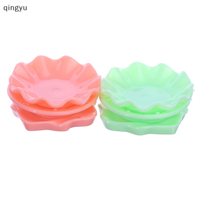 Set 3 Đĩa Nhựa mini Sáng Tạo Cho Nhà Búp Bê