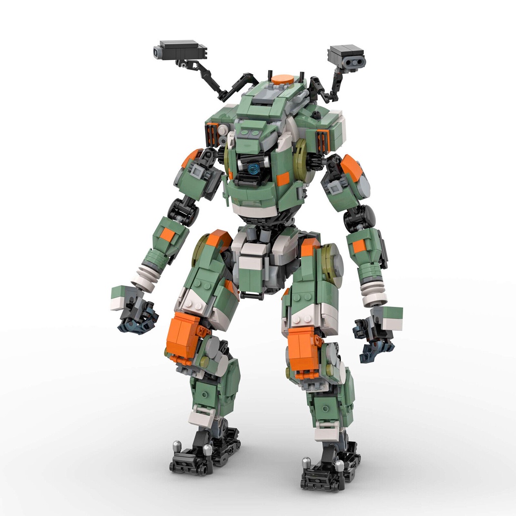 Set 2 Mô Hình Lắp Ráp LEGO MOC-68249 BT-7274 1057 Bằng Giấy 100%