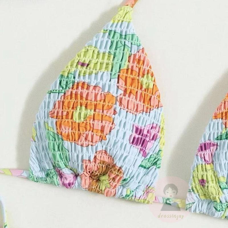 Set Đồ Bơi Hai Mảnh Họa Tiết Hoa Quyến Rũ Cho Nữ