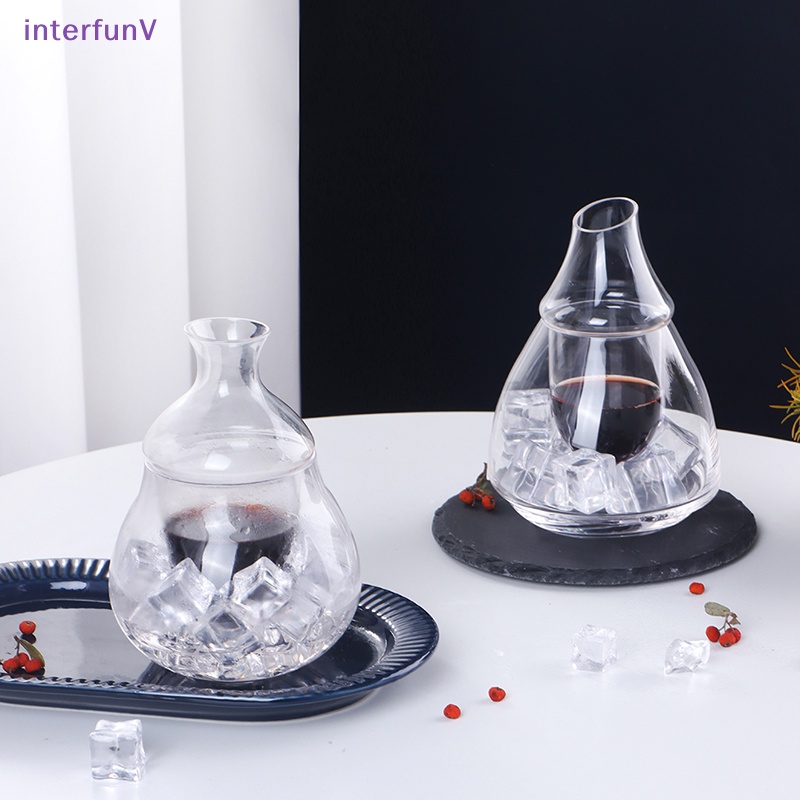 Bình Đựng Đá Uống Rượu Bằng Thủy Tinh Tiện Dụng