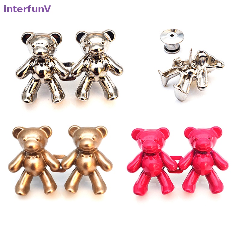 [InterfunV] 1 Cặp Nút Cài Quần Jean / Cài Nút Có Thể Tháo Rời [Mới]