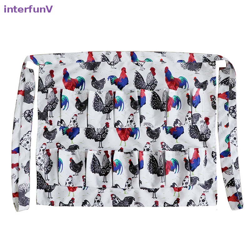 [InterfunV] 1 Tạp Dề Có Túi Hình Trứng Gà Làm Vườn [Mới]