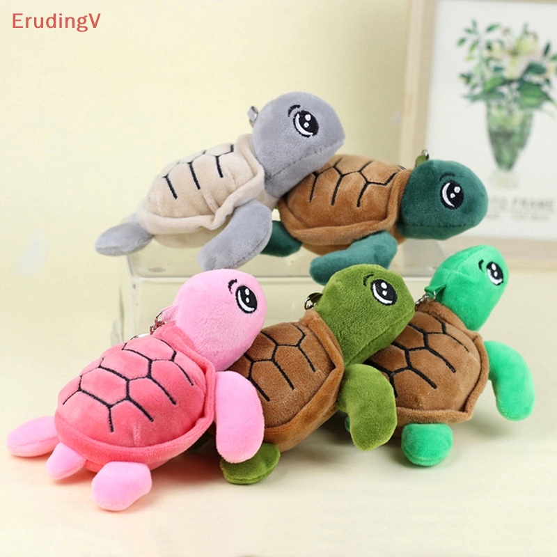 [ErudingV] Búp Bê Nhồi Bông Mềm Mại Hình Rùa Biển Hoạt Hình Trang Trí Ba Lô / Móc Khóa [Mới]