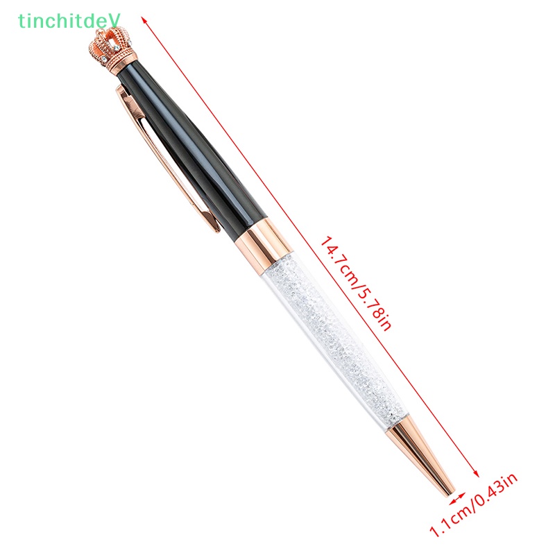Bút Bi Hình Vương Miện Bằng Kim Loại Nhiều Màu Sắc Sáng Tạo