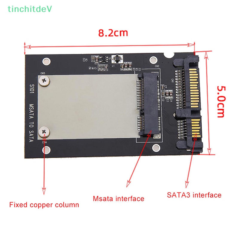 Mô Đun Chuyển Đổi MSATA SSD Sang 2.5 '' SATA 6.0gps Chuyên Dụng Cho Máy Tính
