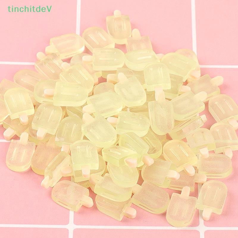 Bộ 5 Phụ Kiện Làm Trang Sức Hình Que Kem Dạ Quang DIY